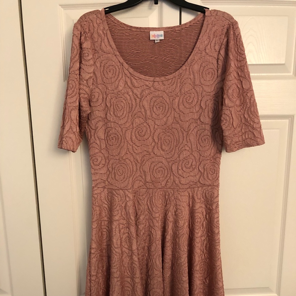 Rose detail pink LuLaRoe Nicole